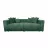 Canapea DP Maiami, Lemn,  Stofa,  Gri,  Verde,, 250 x 120 x 71