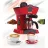 Aparat de cafea Heinner HEM-200RD, Roscova,  0.25 l,  800 W,  3.5 bar,  Rosu