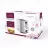 Prajitor de pâine Heinner TP-750BG, 750 W,  2 felii,  6 moduri,  Control mecanic,  Alb,  Violet