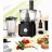 Robot de bucatarie Heinner HFP-750BK, 750 W,  1.2 l,  1.8 l,  2 viteze,  Impuls,  Blender,  Mixer,  Tocator,  Feliere,  Razatoare,  Negru