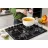 Варочная газовая панель HANSA BHKS631540, 4 конфорки,  Конфорка Wok,  Закаленное стекло,  Механическое управление,  Черный