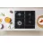 Варочная газовая панель HANSA BHKS631540, 4 конфорки,  Конфорка Wok,  Закаленное стекло,  Механическое управление,  Черный