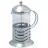 French-press Maestro Mr-1662-800, 0.8 l,  Inox,  Sticla