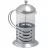 French-press Maestro Mr-1662-800, 0.8 l,  Inox,  Sticla