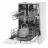Masina de spalat vase Hotpoint-Ariston HSIE 2B19, 10 seturi,  5 programe,  Control electronic,  44.8 cm,  Alb, A