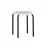 Scaun DP BOOM K01, Metal,  Plastic,  Alb, Negru