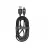 Cablu USB HELMET Helmet Cable USB to Type-C Nylon 2m,  Black