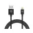 Cablu HELMET Helmet Cable USB to Lightning Basic 1m,  Black