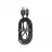 Cablu HELMET Helmet Cable USB to Micro USB Nylon 2m,  Black
