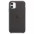 Husa HELMET Helmet Case Liquid Silicone iPhone 11,  Black, 6.1"