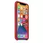 Husa HELMET Helmet Case Liquid Silicone iPhone 11,  Red, 6.1"
