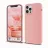 Husa HELMET CASE LIQUID SILICONE IPHONE 12 PRO MAX,  ROSE, 6.7"