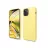 Husa HELMET Helmet Case Liquid Silicone iPhone 12 Pro,  Yellow, 6.1"