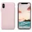 Husa HELMET Helmet Case Liquid Silicone iPhone X/XS,  Pink, 5.8"