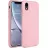 Husa HELMET Helmet Case Liquid Silicone iPhone XR,  Pink, 6.1"