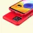 Чехол HELMET CASE LIQUID SILICON SAMSUNG A12,  RED, 6.5"