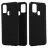 Чехол HELMET Case Liquid Silicon Samsung A21S,  Black, 6.5"
