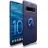 Husa HELMET Case Liquid Silicon Samsung S10E with Ring,  Blue, 5.8"