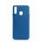 Чехол HELMET Case Liquid Silicone Samsung A20S Grid,  Blue, 6.5"