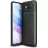 Husa HELMET Case Carbon Fiber Armour - Xiaomi Poco X3,  Black, 6.67"