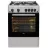 Aragaz BEKO FSGT62110DXO, 59 l, 4 arzatoare, Aprindere electrica, Grill, Timer, Curatare traditionala, 60 cm, Inox, Negru