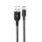 Cablu OEM MICRO-USB CABLE XO,  BRAIDED NB143,  2M,  BLACK