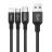 Кабель OEM 3in1 Cable Nillkin,  Swift,  Micro-USB/Type-C/Lightning,  1.5M,  BlackElectricity: 5V/2A Charging and data syncronisation Fl