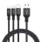 Кабель OEM 3in1 Cable Nillkin,  Swift,  Micro-USB/Type-C/Lightning,  1.5M,  BlackElectricity: 5V/2A Charging and data syncronisation Fl