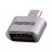 Adapter Remax OTG MICRO-USB TO USB A,  SILVER