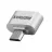 Адаптер Remax OTG Micro-USB to USB A,  Silver
