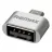 Адаптер Remax OTG Micro-USB to USB A,  Silver