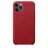 Husa APPLE Original iPhone 11 Pro Leather Case,  (PRODUCT)RED, 5.8"
