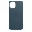 Husa APPLE Original iPhone 12 | 12 Pro Leather Case with MagSafe,  Baltic Blue, 6.1"