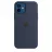 Husa APPLE Original iPhone 12 | 12 Pro Silicone Case with MagSafe,  Deep Navy, 6.1"