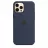 Husa APPLE Original iPhone 12 Pro Max Silicone Case with MagSafe,  Deep Navy, 6.5"