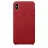 Husa APPLE Original iPhone XS Max Leather Case,  (PRODUCT)RED, 6.5"