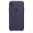 Husa APPLE Original iPhone XS Silicone Case,  Midnight Blue, 5.8"