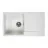 Chiuveta Reginox Amsterdam 10 Pure White, Incastrabila,  Granit compozit,  Alb, R30912