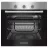 Cuptor electric incorporabil Heinner HBO-S624LTG-IX, 62 l,  4 functii,  Grill,  Timer,  Curatare traditionala,  Negru,  Inox, A