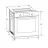 Cuptor electric incorporabil Heinner HBO-S567LDTGC-IX, 56 l,  Grill,  Timer,  7 moduri,  Curatare traditionala,  Negru,  Inox, A