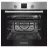 Cuptor electric incorporabil Heinner HBO-S567LDTGC-IX, 56 l,  Grill,  Timer,  7 moduri,  Curatare traditionala,  Negru,  Inox, A