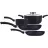 Set vesela Pensofal PEN 8537-B, 1.5 l,  3 l,  16 cm,  20 cm,  20 cm,  26 cm,  Aluminiu,  Negru
