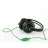 Gaming Casti ESPERANZA CROW Green EGH330G