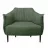 Fotoliu DP KING~Green, Piele artificiala,  Verde, 87 x 85 x 77