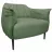 Fotoliu DP KING~Green, Piele artificiala,  Verde, 87 x 85 x 77