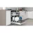 Masina de spalat vase incorporabila Indesit DIE 2B19 A, 14 seturi,  7 programe,  Control mecanic,  60 cm,  Alb,, A+