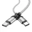 Cablu Hoco X50 Type-C to Type-C Exquisito 100W charging data cable, L=1M Black