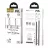 Cablu Hoco X36 Swift PD charging data cable for Lightning, White