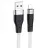 Cablu Hoco X53 Angel silicone charging data cable for Lightning, White