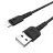 Cablu Hoco X30 Star Charging data cable for Lightning, Black